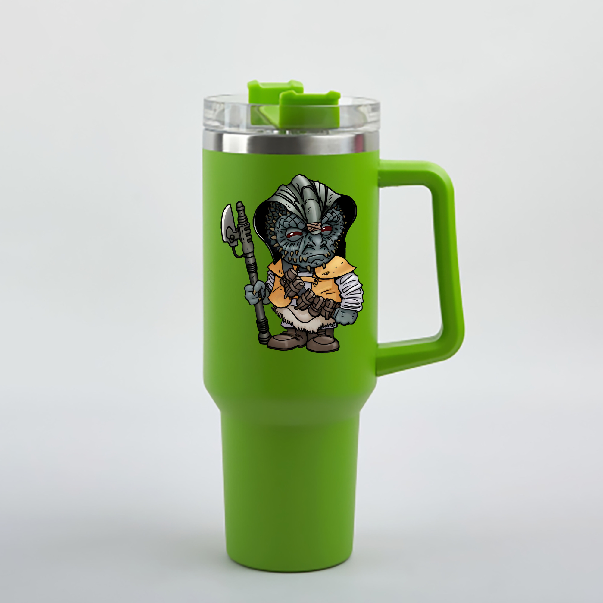 （画像用） スター・ウォーズ Star Wars 1200mL車用タンブラー - クリスタルステッカー（プラスチックストロー付き）